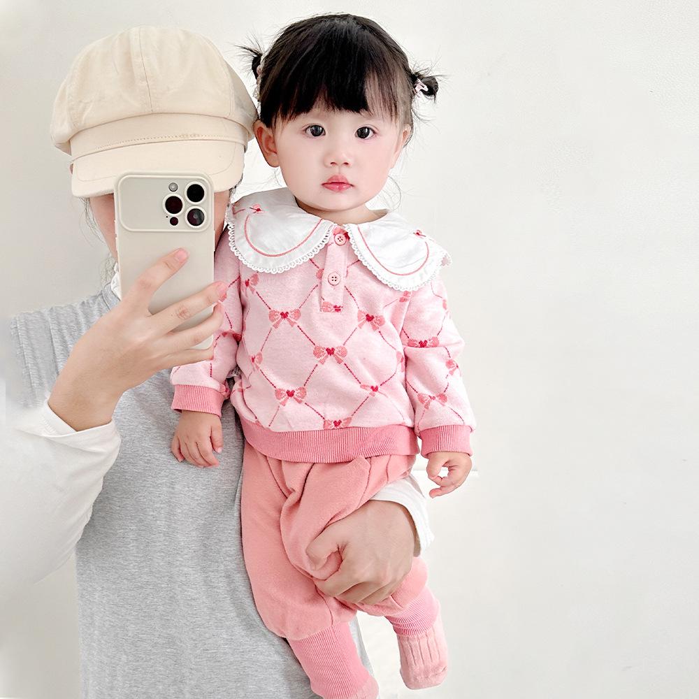 2025 Spring/Fall Cute Girls Baby Two-Piece Set: Long Sleeve Sweatshirt & Pants (3813) Tag 73
2025 Spring/Fall Cute Girls Baby Two-Piece Set: Long Sleeve Sweatshirt & Pants (3813) Tag 73