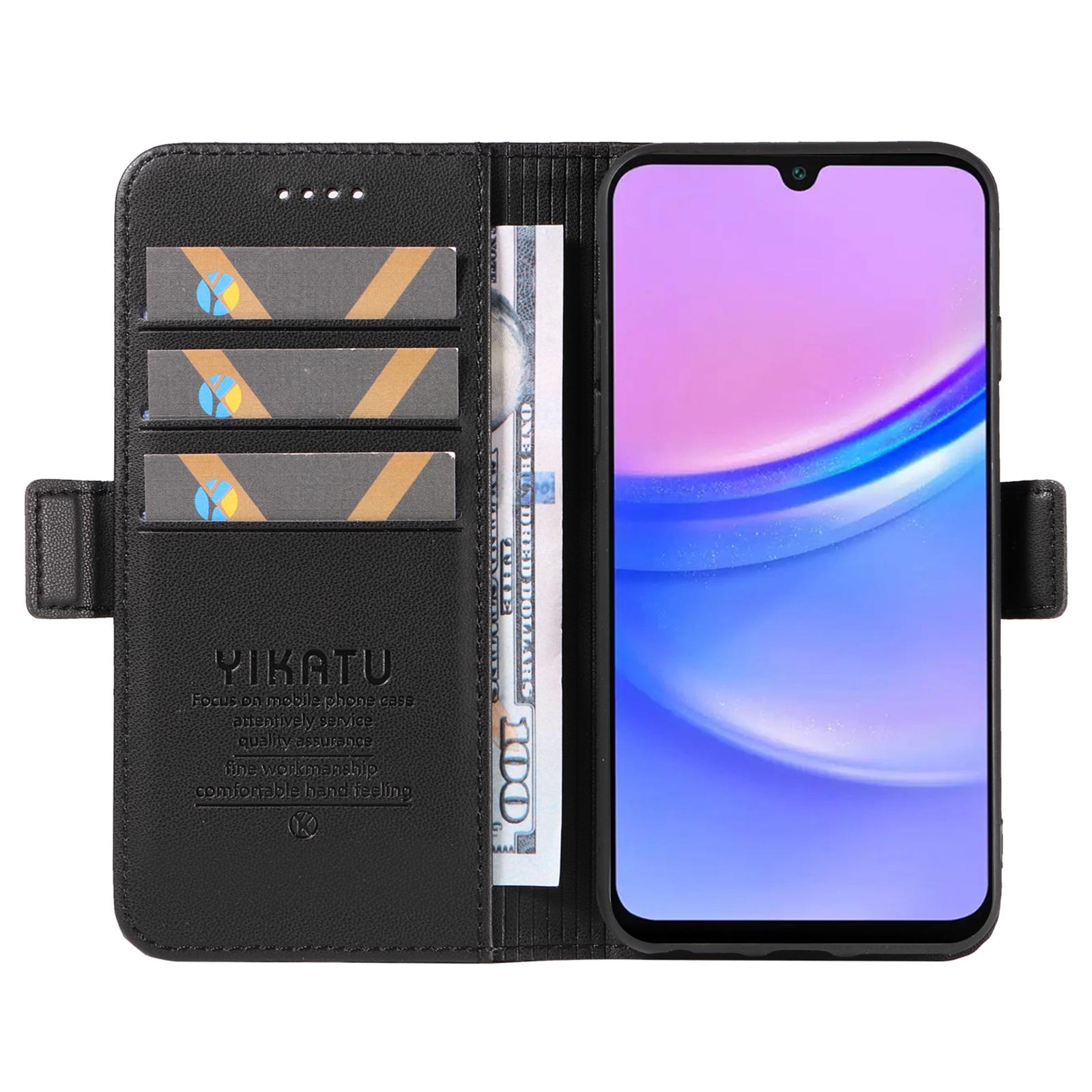 YIKATU YK-003 For Samsung Galaxy A17/A26 5G/A16 5G/A16 4G Case Wallet Stand Leather Phone Cover Side Buckle Black
YIKATU YK-003 For Samsung Galaxy A17/A26 5G/A16 5G/A16 4G Case Wallet Stand Leather Phone Cover Side Buckle Black