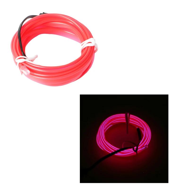 5M Car EL Wire Led Strip Atmosphere Light for DIY Flexible AUTO Interior Lamp Party Decoration Lights Neon Strips 12V USB USB&5M рожевий
5M Car EL Wire Led Strip Atmosphere Light for DIY Flexible AUTO Interior Lamp Party Decoration Lights Neon Strips 12V USB USB&5M рожевий