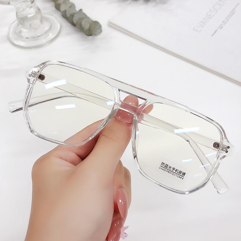 Окуляри з плоским світлом з подвійною оправою, захист від синього світла, велика оправа, декоративні окуляри чистий
Окуляри з плоским світлом з подвійною оправою, захист від синього світла, велика оправа, декоративні окуляри чистий