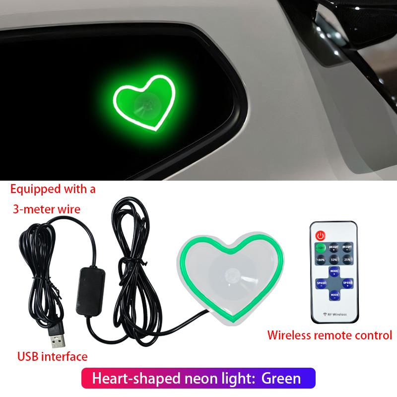 Car Interior Decorative Ambient Light Heart-shaped Atmosphere Lamp Neon Color Decorative Car Window LED Ambient Lights зелёный
Car Interior Decorative Ambient Light Heart-shaped Atmosphere Lamp Neon Color Decorative Car Window LED Ambient Lights зелёный