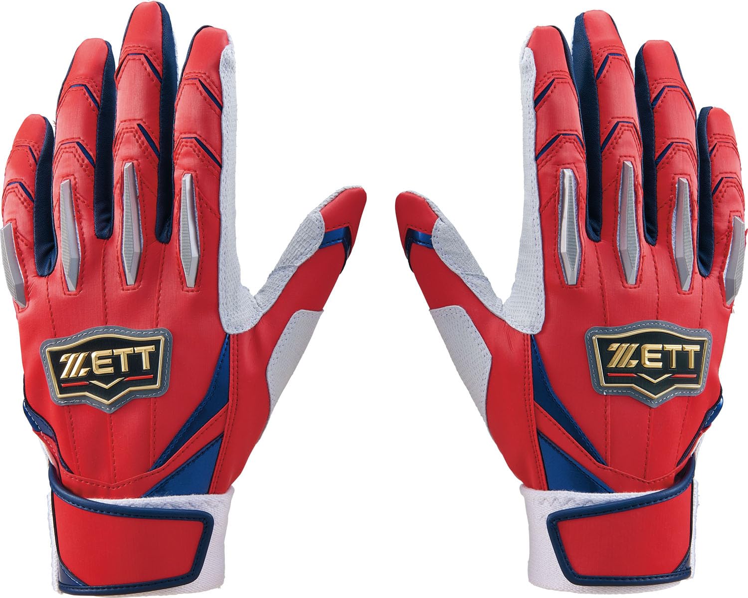 ZETT Pro Status Baseball Batting General Red x Navy Size S Gloves, Ambidextrous, Use, (6429), (BG13011D)
ZETT Pro Status Baseball Batting General Red x Navy Size S Gloves, Ambidextrous, Use, (6429), (BG13011D)