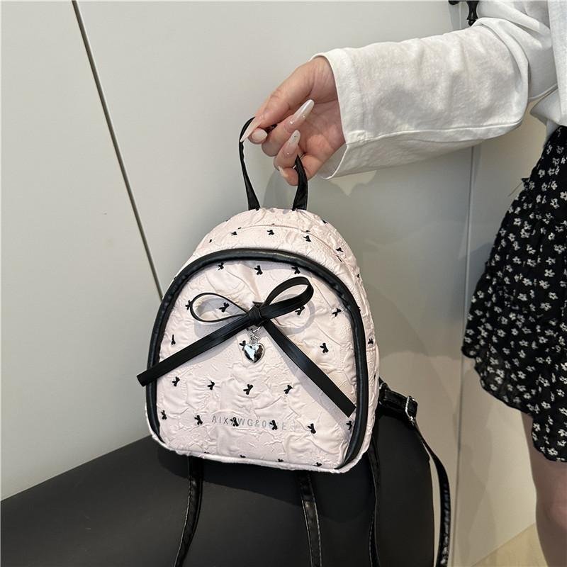 Trendy versatile new fashion backpack women s polka dot bow cute niche college backpack рожевий
Trendy versatile new fashion backpack women s polka dot bow cute niche college backpack рожевий