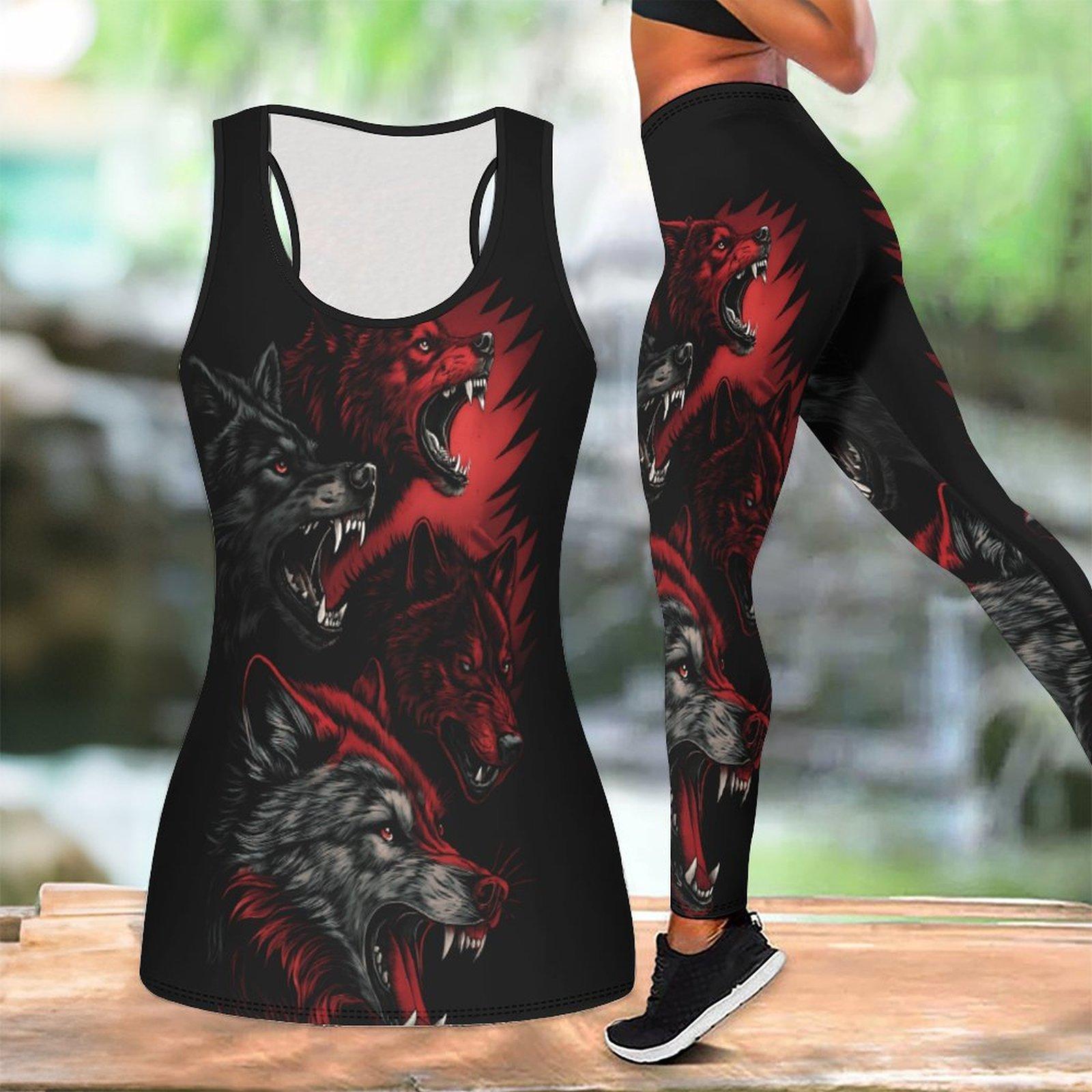 Wildness Wolf Pattern Print Yoga Outfit for Women Fashion Workout Leggings Fitness Sports Casual Yoga Set Sports Suit 8XL червоний
Wildness Wolf Pattern Print Yoga Outfit for Women Fashion Workout Leggings Fitness Sports Casual Yoga Set Sports Suit 8XL червоний