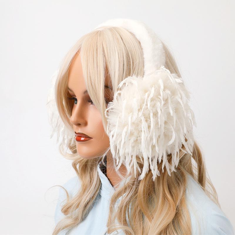 Стильные складные наушники с перьевыми кисточками: Легкие, теплые однотонные наушники для защиты ушей на осень и зиму белый/кремовый
Стильные складные наушники с перьевыми кисточками: Легкие, теплые однотонные наушники для защиты ушей на осень и зиму белый/кремовый