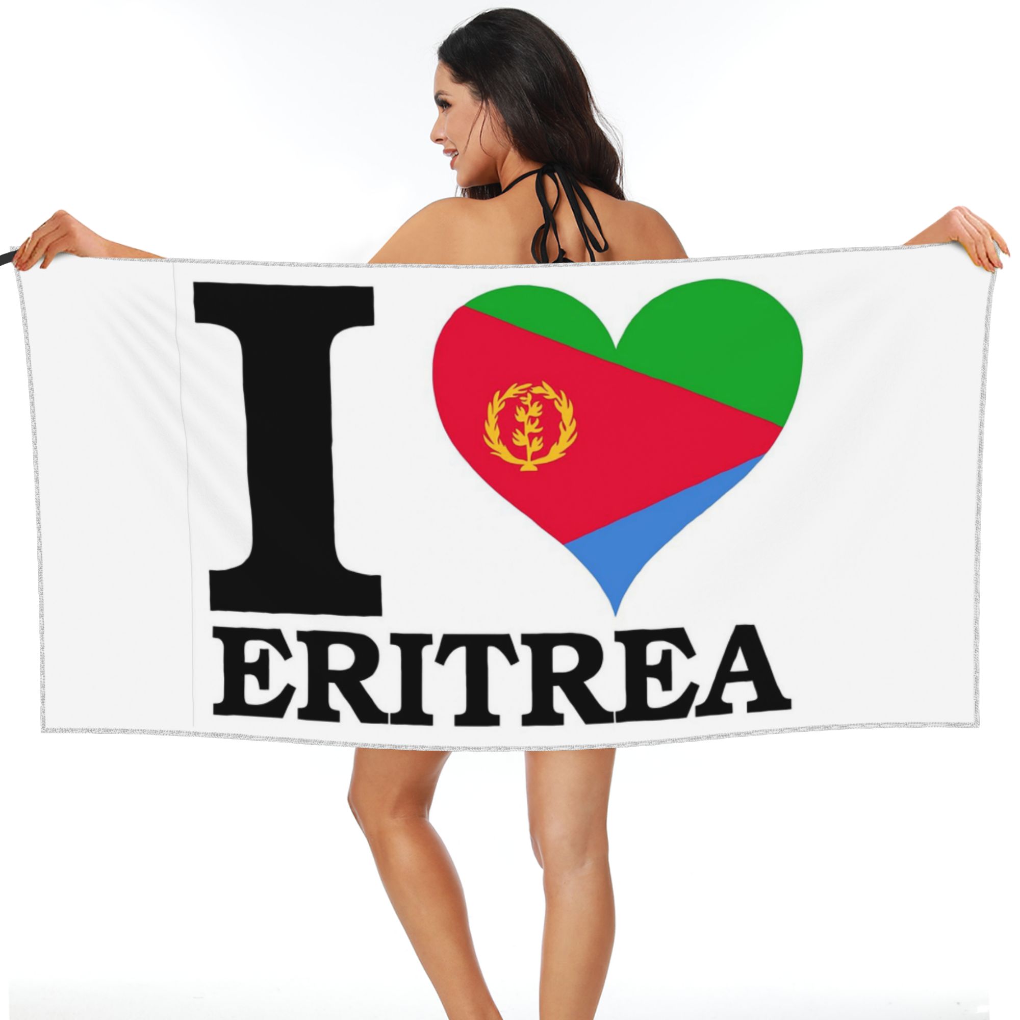 Flag of Eritrea Beach Towel Soft Microfiber Quick Dry Absorbent Quick Towels For Bath W40*H60(CM)
Flag of Eritrea Beach Towel Soft Microfiber Quick Dry Absorbent Quick Towels For Bath W40*H60(CM)