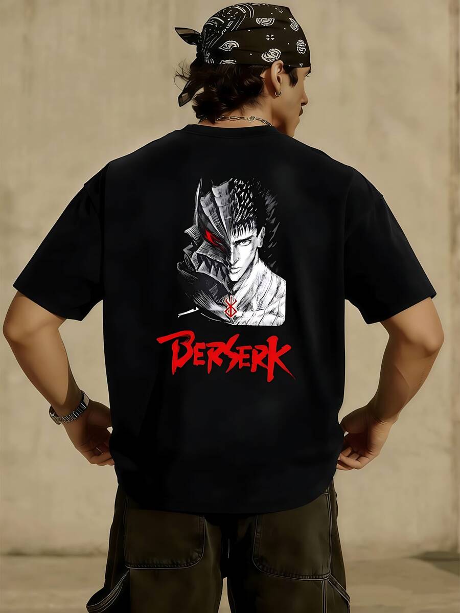 Graphic Black Streetwear TShirt Fall, Crew Neck, Loose Fit, Casual, Comfort Fit, Art Print, Double-Sided Printed 5XL різнокольоровий
Graphic Black Streetwear TShirt Fall, Crew Neck, Loose Fit, Casual, Comfort Fit, Art Print, Double-Sided Printed 5XL різнокольоровий