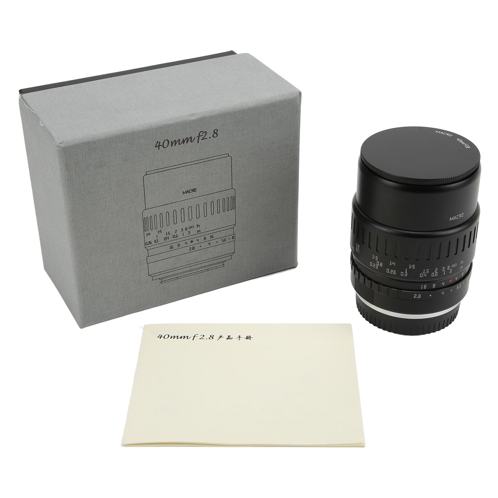 TTArtisan 40mm F2.8 1:1 макрообъектив APSC с ручной фокусировкой для крепления FX для XA1 XA10 XA2 XM2
TTArtisan 40mm F2.8 1:1 макрообъектив APSC с ручной фокусировкой для крепления FX для XA1 XA10 XA2 XM2