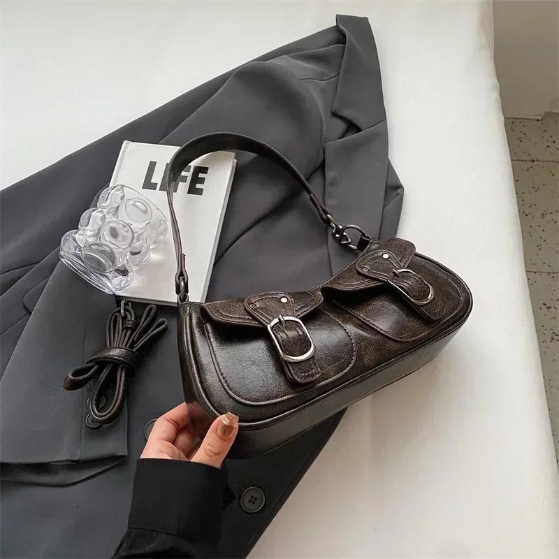 Левосторонняя модная сумка через плечо с двойными карманами из искусственной кожи для женщин, женская сумка через плечо, сумки под мышками
Левосторонняя модная сумка через плечо с двойными карманами из искусственной кожи для женщин, женская сумка через плечо, сумки под мышками