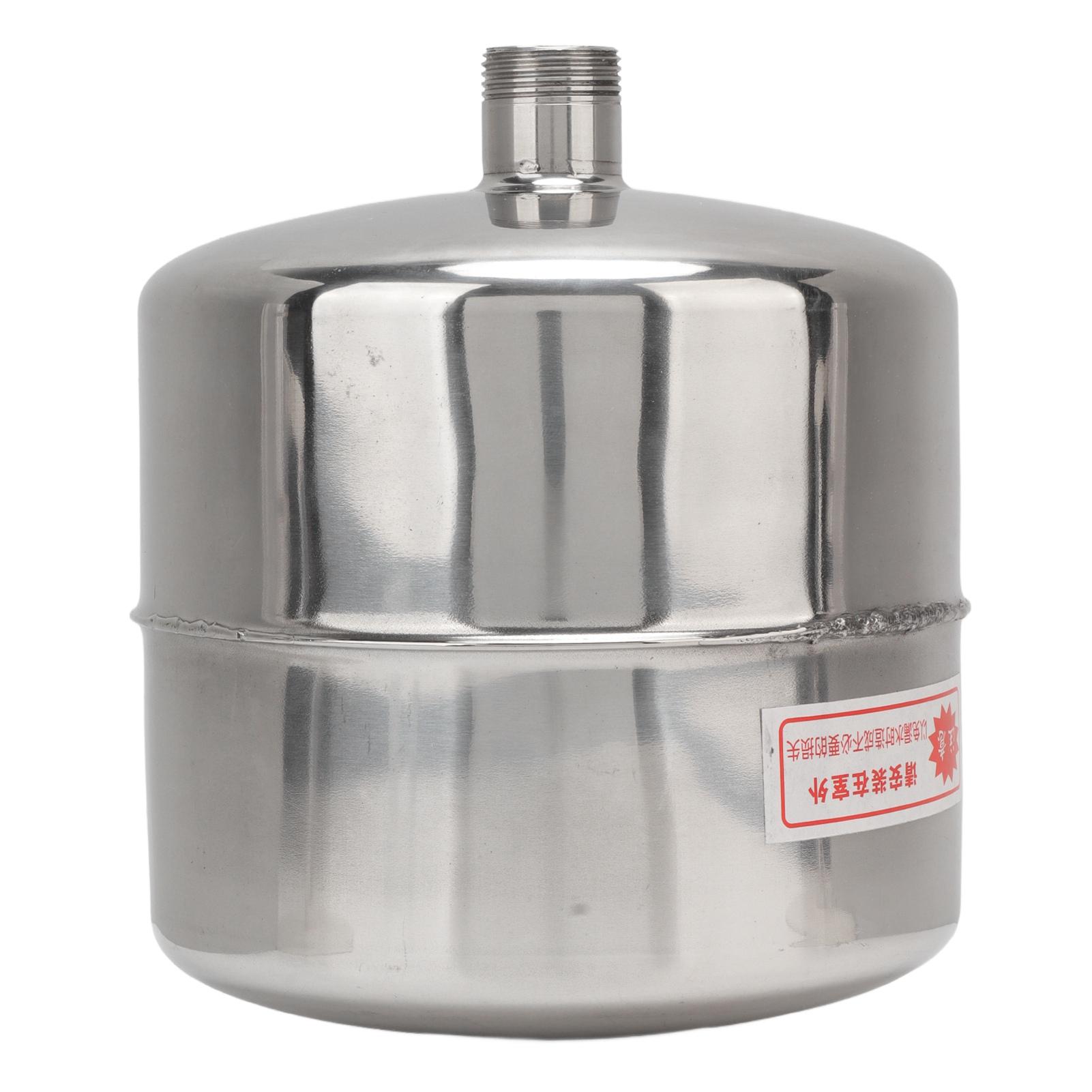 Pump Pressure Switch Tank Stainless Steel Corrosion Resistant Home Accessories 4L
Pump Pressure Switch Tank Stainless Steel Corrosion Resistant Home Accessories 4L