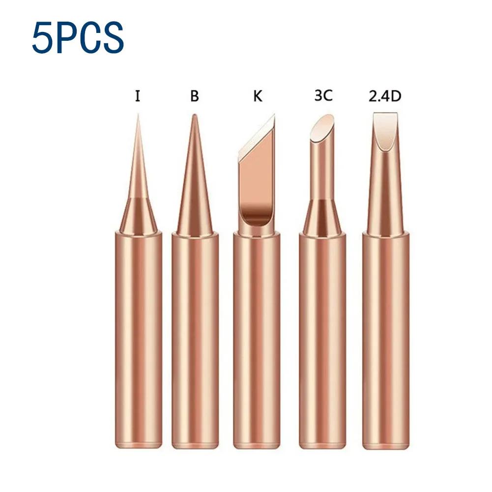 5pcs Soldering Iron 900M Soldering Iron Head Set Inside Hot Bare Copper Electric Soldering Iron Tip
5pcs Soldering Iron 900M Soldering Iron Head Set Inside Hot Bare Copper Electric Soldering Iron Tip