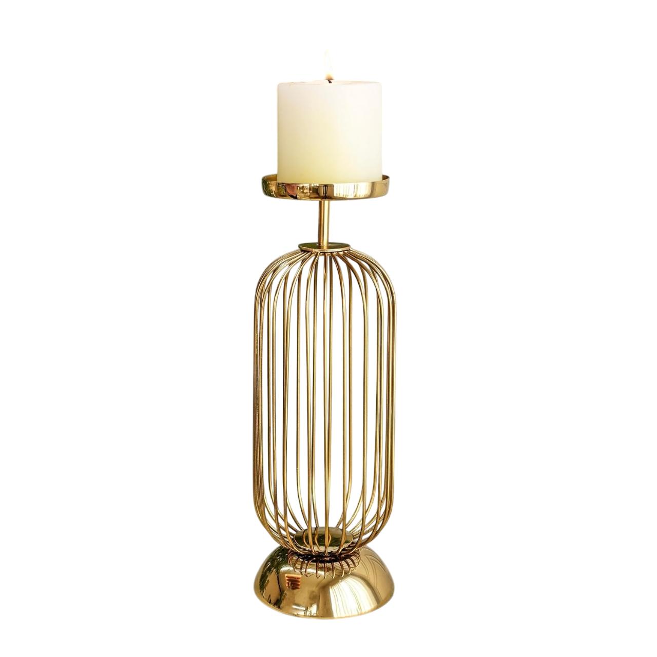Metal Candlestick, Decorative Pillar Candle Stand for Home (12 Inch), Behoma
Metal Candlestick, Decorative Pillar Candle Stand for Home (12 Inch), Behoma