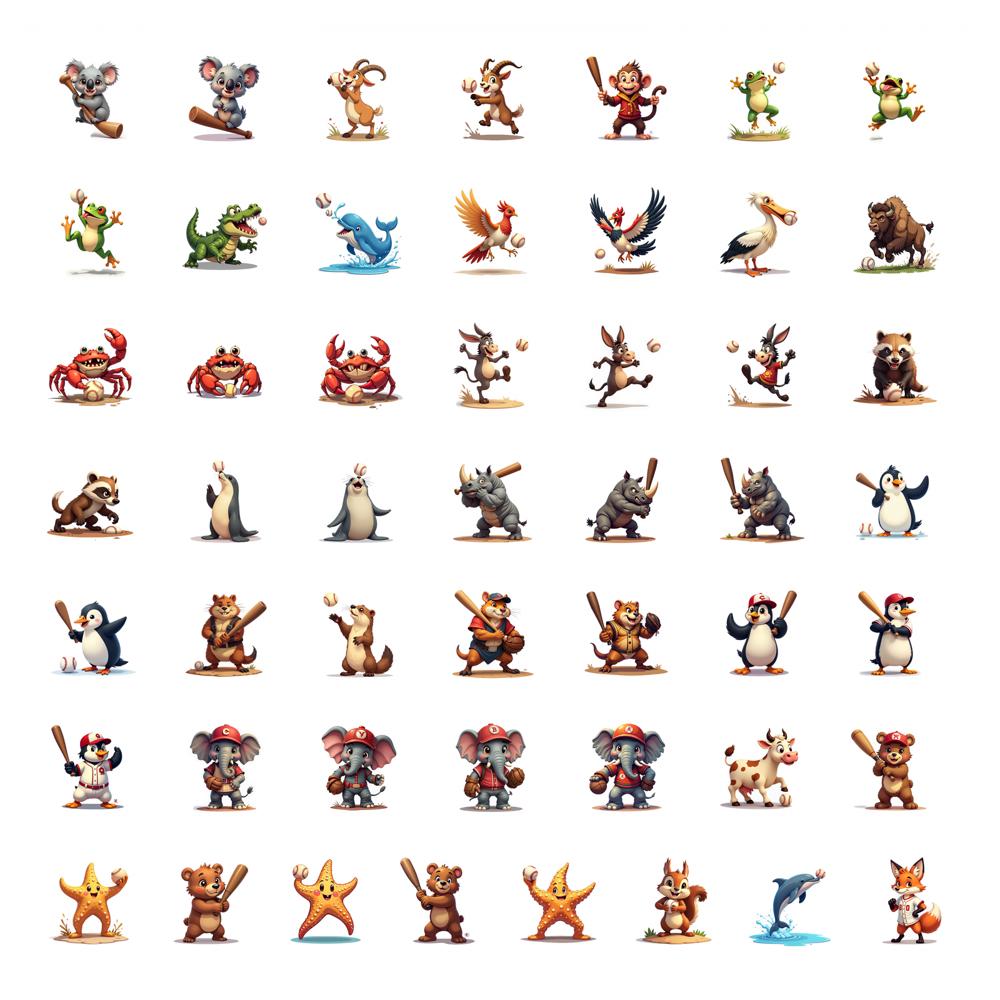 50pcs Stickers Stationery Stickers Animal Stickers For Suitcase Guitar Car Sticker
50pcs Stickers Stationery Stickers Animal Stickers For Suitcase Guitar Car Sticker