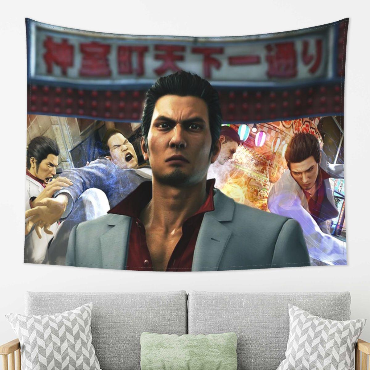 Welcome To Kamurocho Kiryu Kazuma Tapestry Wall Hanging Aesthetic Home Decor Tapestries for Dorm Room 74x94cm(29x37in)
Welcome To Kamurocho Kiryu Kazuma Tapestry Wall Hanging Aesthetic Home Decor Tapestries for Dorm Room 74x94cm(29x37in)