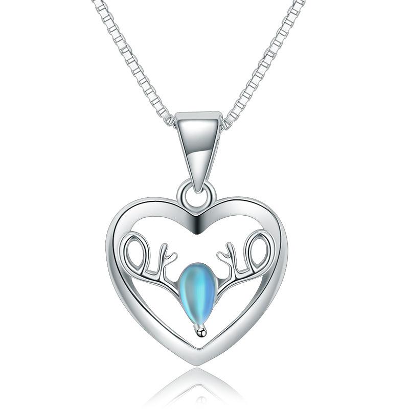 And Korean Japanese Style Forest Series Necklace Deer Antler Pendant With Moonstone Chic Copper Collarbone Chain 80 Charact StyleA
And Korean Japanese Style Forest Series Necklace Deer Antler Pendant With Moonstone Chic Copper Collarbone Chain 80 Charact StyleA