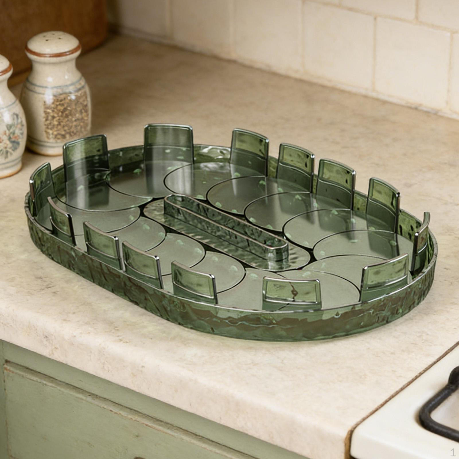 Rotating Tray Organizer, Non-slip, for Refrigerator, Cupboard Or Pantry. PET Material. Suitable зелений
Rotating Tray Organizer, Non-slip, for Refrigerator, Cupboard Or Pantry. PET Material. Suitable зелений