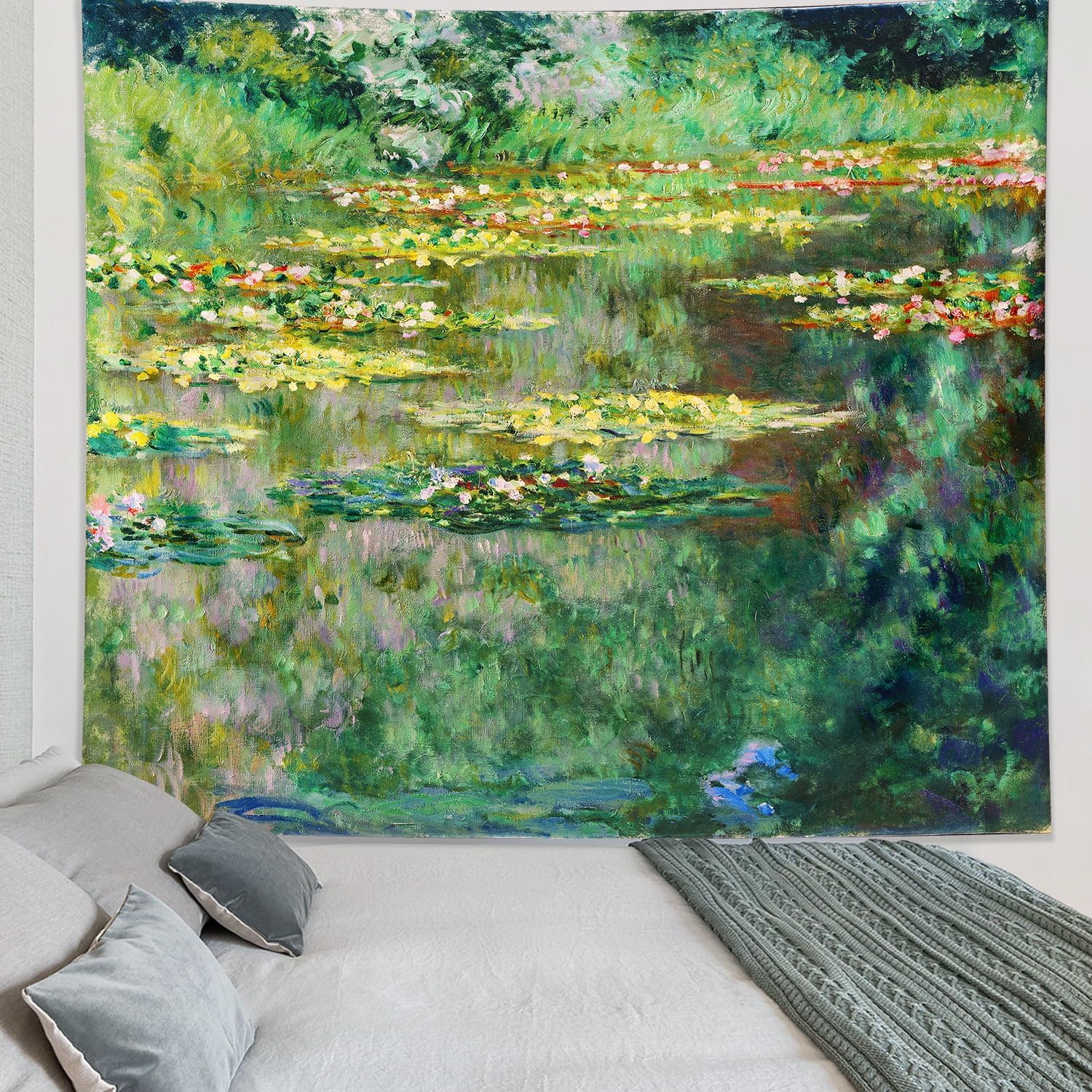 Monet s Waterlily Tapestry, Green Wall 75x100 чёрный
Monet s Waterlily Tapestry, Green Wall 75x100 чёрный