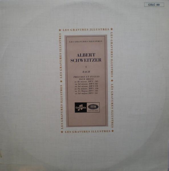 LP Record ALBERT SCHWEITZER - Bach, Preludes Et Fugues Pour Orgue COLC89 COLUMBIA France Classical Used
LP Record ALBERT SCHWEITZER - Bach, Preludes Et Fugues Pour Orgue COLC89 COLUMBIA France Classical Used