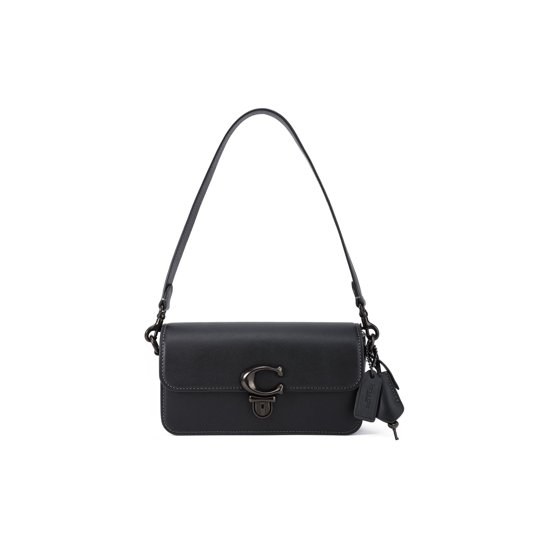 Coach Studio 20 Baguette Solid Color C Logo Push Button Flap Closure Leather Handbag Women handbags Black CE331-V5BLK Basic Set (Bag+Dust Bag)
Coach Studio 20 Baguette Solid Color C Logo Push Button Flap Closure Leather Handbag Women handbags Black CE331-V5BLK Basic Set (Bag+Dust Bag)