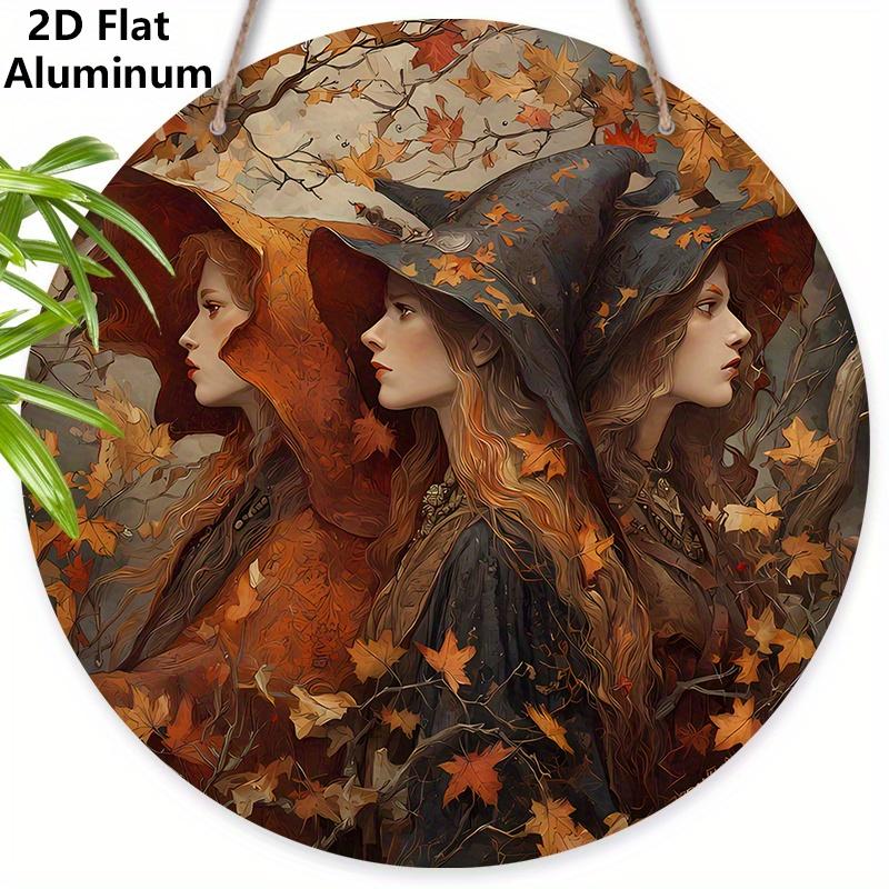 2D Flat Aluminium Halloween Sign with Witchs Pattern - Halloween Figurine Ornaments - Ideal for Front Door, Wall, Porch, Window Decor - Ideal 7.87×7.87inch
2D Flat Aluminium Halloween Sign with Witchs Pattern - Halloween Figurine Ornaments - Ideal for Front Door, Wall, Porch, Window Decor - Ideal 7.87×7.87inch