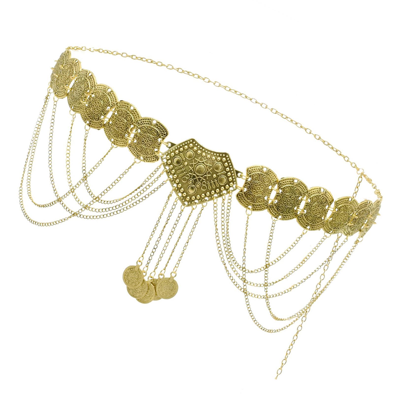 Этническая поясная цепочка для девушки, металлическая полая цепочка с монетами, пояс, цепочка для тела, поясные украшения, цепочка для платья, аксессуары золотой
Этническая поясная цепочка для девушки, металлическая полая цепочка с монетами, пояс, цепочка для тела, поясные украшения, цепочка для платья, аксессуары золотой