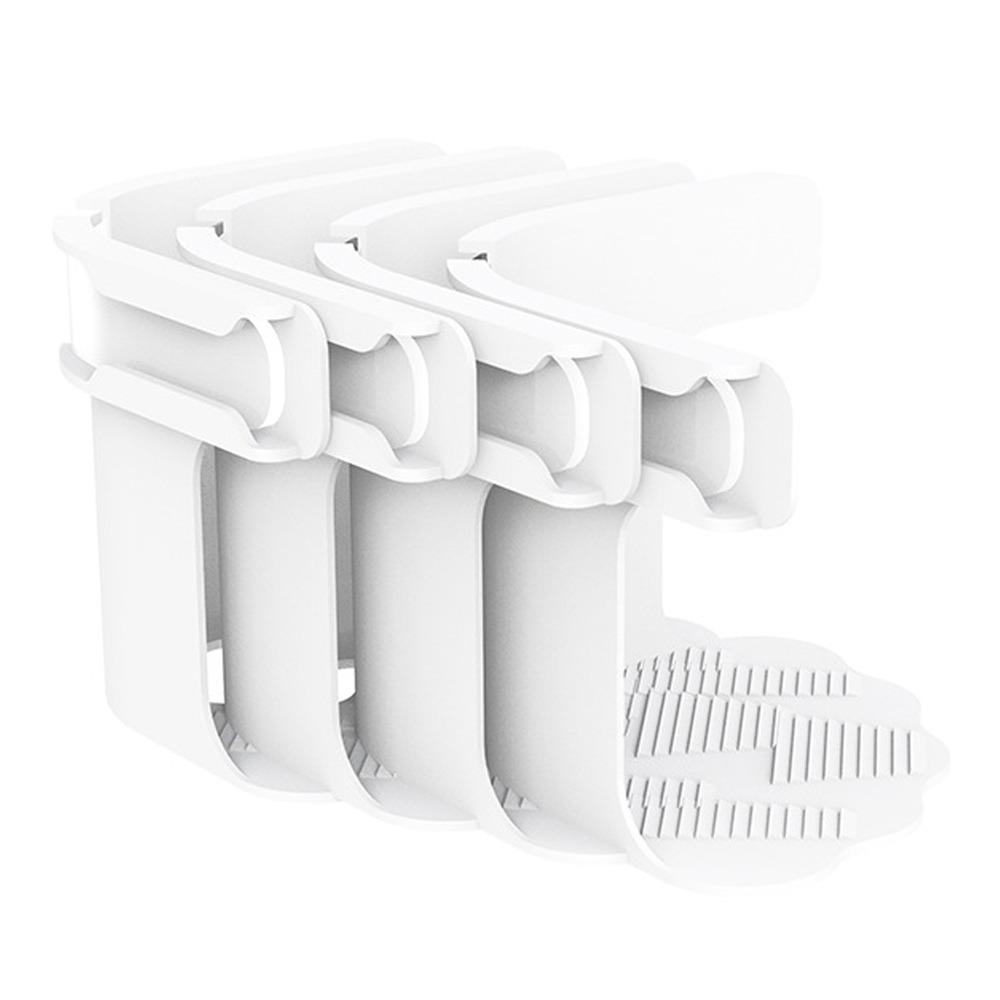 4 шт./набор Простыня с прорезями для карт Фиксатор наматрасника с фиксирующими полосками Пряжка для матраса Прочные фиксированные зажимы Отель белый