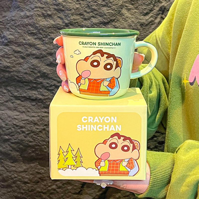 Cute Ceramic Mug Children with Scale Crayon Shin Shin Water Cup Couple Coffee Breakfast Cup Birthday Gift 301-400ml
Cute Ceramic Mug Children with Scale Crayon Shin Shin Water Cup Couple Coffee Breakfast Cup Birthday Gift 301-400ml