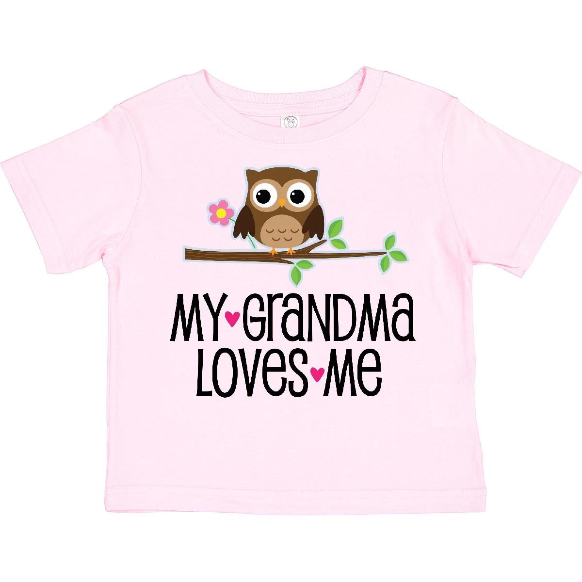 Inktastic Grandma Loves Me Girls Owl Toddler kids boys T-Shirt Cute Grandchild Girl Ninam 140
Inktastic Grandma Loves Me Girls Owl Toddler kids boys T-Shirt Cute Grandchild Girl Ninam 140