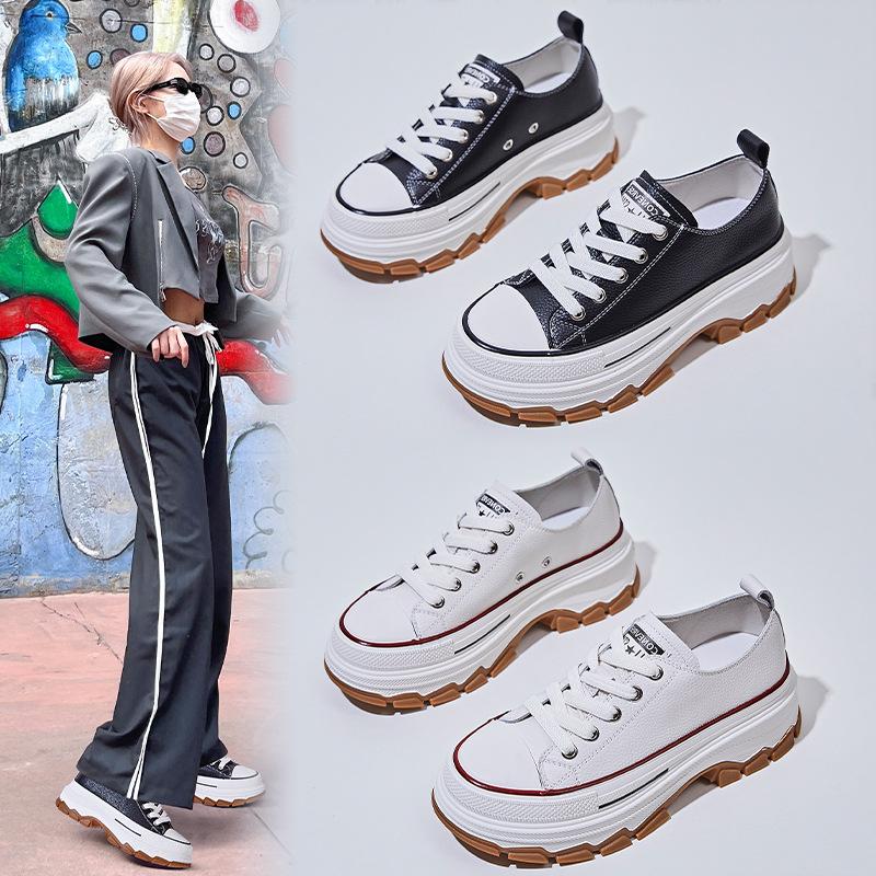 Leather little white shoes women s 2025 spring new women s muffin sole casual shoes women s platform shoes women s versatile shoes children 40 білий
Leather little white shoes women s 2025 spring new women s muffin sole casual shoes women s platform shoes women s versatile shoes children 40 білий