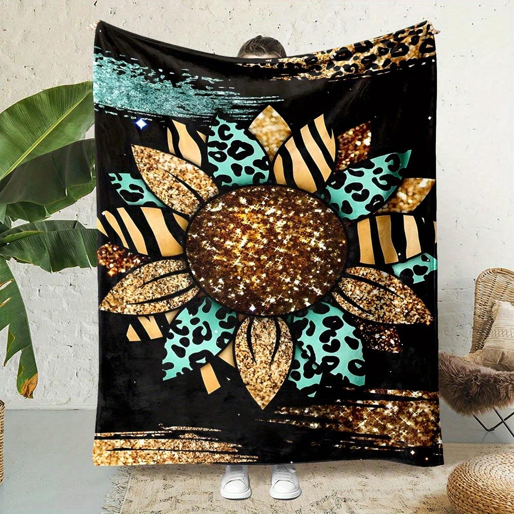 Retrostyle sunflower pattern Flannel printed blanket suitable for all seasons suitable for living room office sofa and travel 75x100cm
Retrostyle sunflower pattern Flannel printed blanket suitable for all seasons suitable for living room office sofa and travel 75x100cm