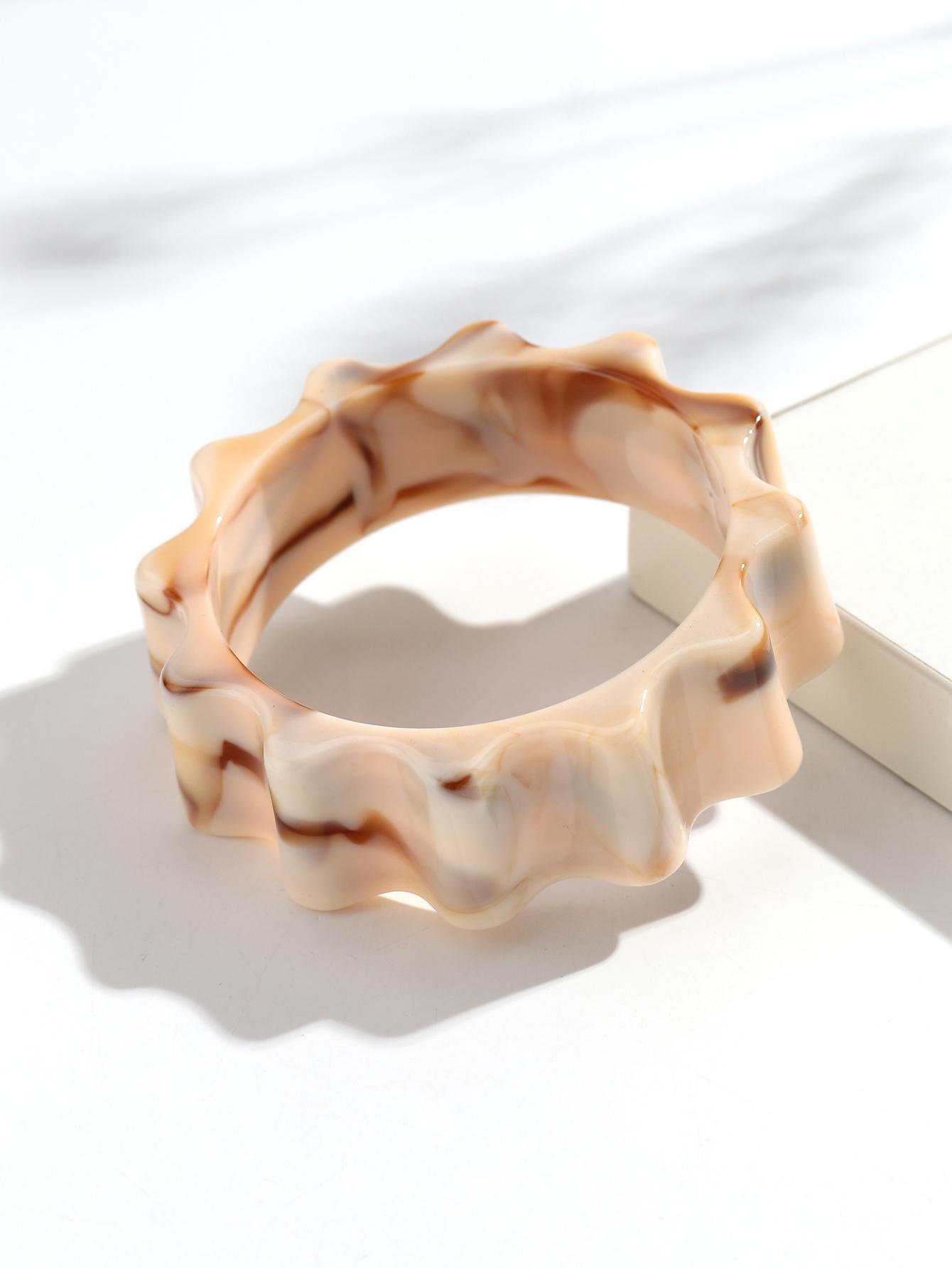 New Trendy Thick Acrylic Gear Cuff Bangle for Women Retro Statement Marble Color Geometric Bracelets Exaggerated Jewelry Gift
New Trendy Thick Acrylic Gear Cuff Bangle for Women Retro Statement Marble Color Geometric Bracelets Exaggerated Jewelry Gift