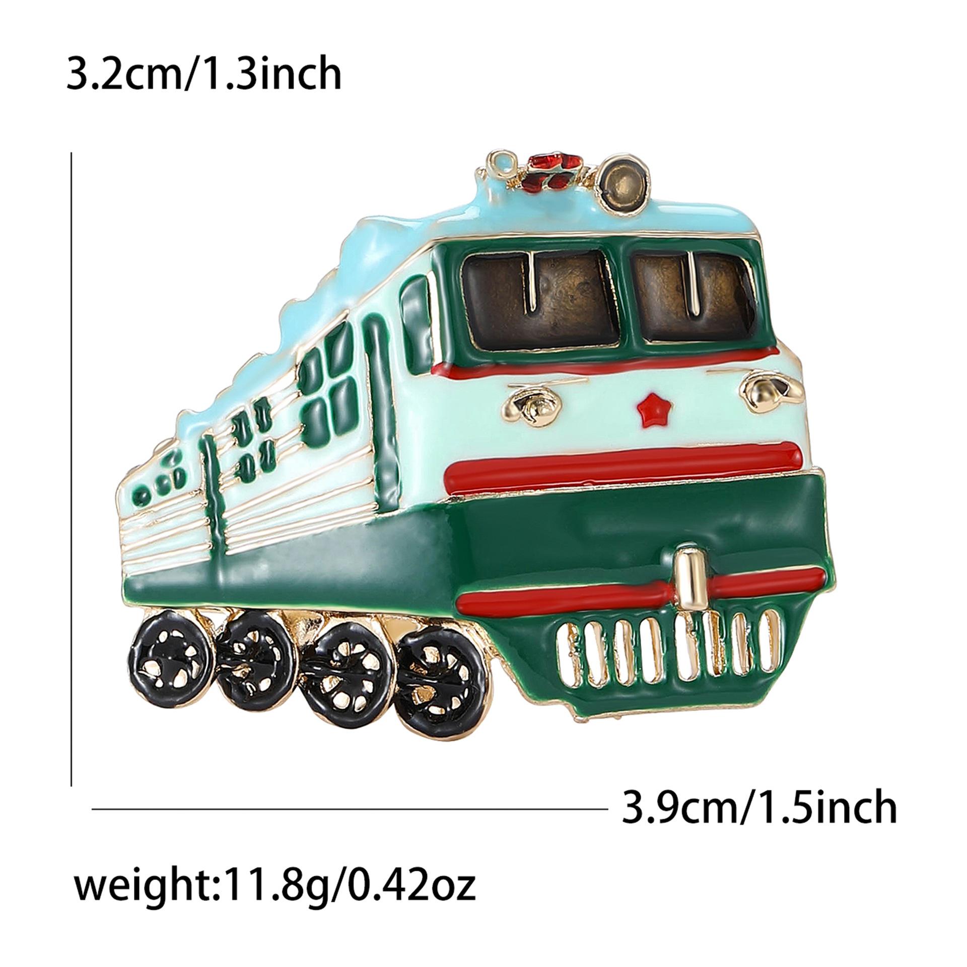 Niche Design Alloy Enamel Green Leather Train Brooch Fashion Universal Men s Clothing Corsage Jewelry Pin
Niche Design Alloy Enamel Green Leather Train Brooch Fashion Universal Men s Clothing Corsage Jewelry Pin