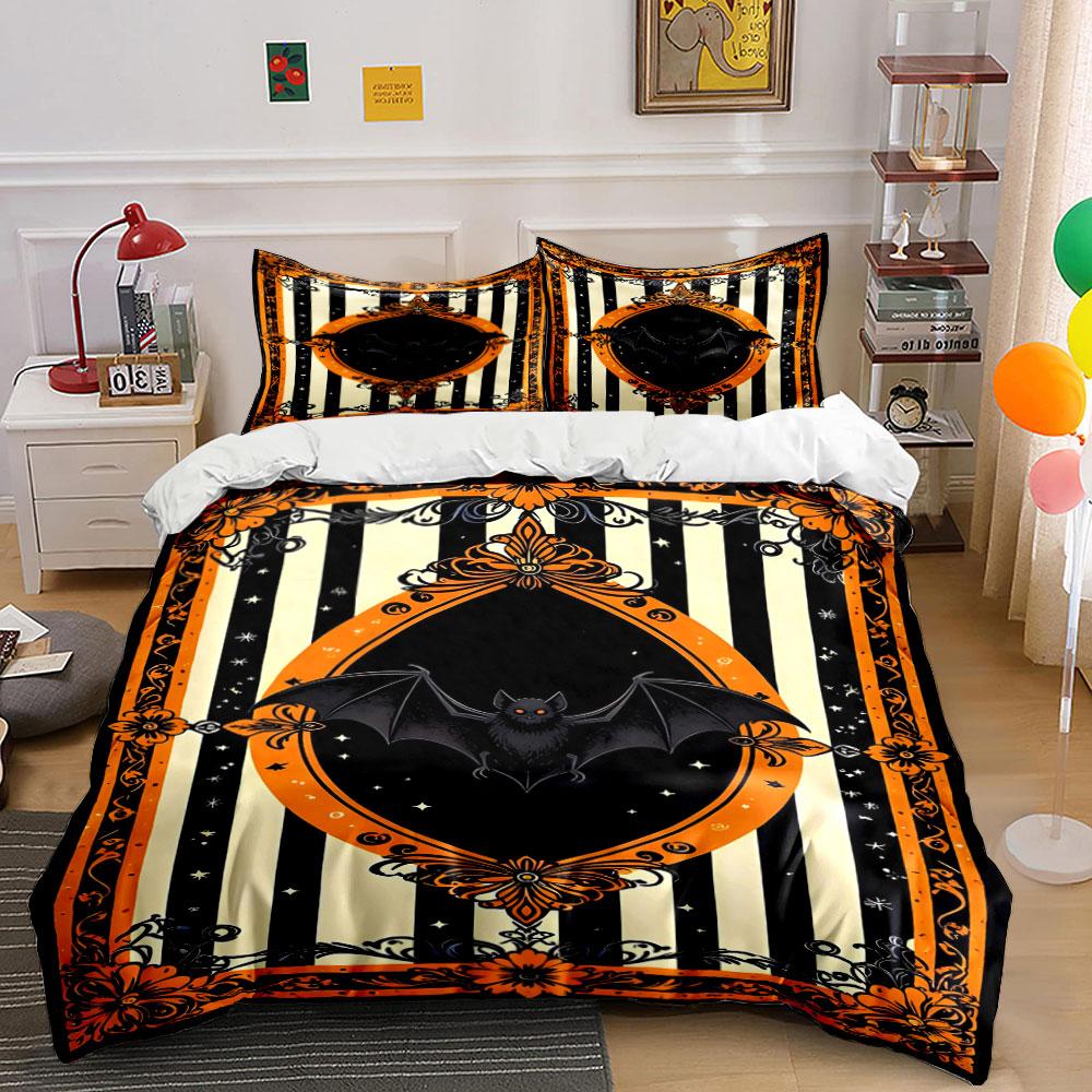 Black bat, orange frame. Bedding sets Duvet cover sets Duvet covers Pillowcases(1 * Duvet Cover 2 * Pillowcases, without duvet insert) 135x200cm
Black bat, orange frame. Bedding sets Duvet cover sets Duvet covers Pillowcases(1 * Duvet Cover 2 * Pillowcases, without duvet insert) 135x200cm