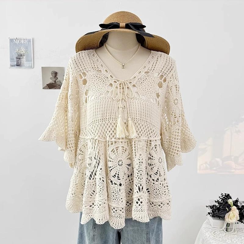 DIMANAF 2025 Новые футболки Летние женские пляжные футболки Базовые модные топы Кружевные футболки Повседневные свободные белые One Size бежевый
DIMANAF 2025 Новые футболки Летние женские пляжные футболки Базовые модные топы Кружевные футболки Повседневные свободные белые One Size бежевый