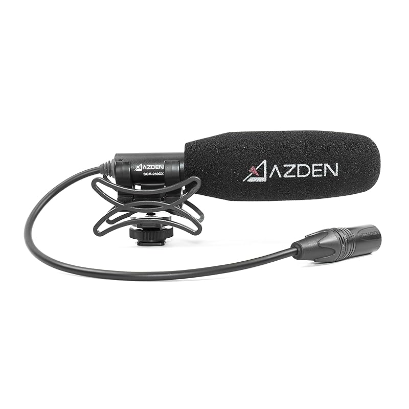 AZDEN Atsuden SGM-250CX compact cinema microphone XLR connection gun microphone Genuine product
AZDEN Atsuden SGM-250CX compact cinema microphone XLR connection gun microphone Genuine product