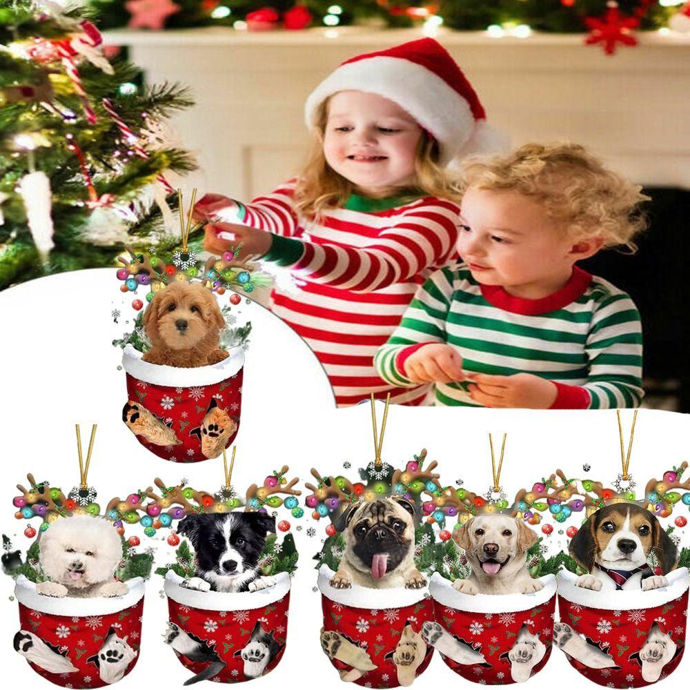 Party Decoration DIY Girl Boy Gift Decorative Holiday Gift Dog Pendant Christmas Tree Pendant
Party Decoration DIY Girl Boy Gift Decorative Holiday Gift Dog Pendant Christmas Tree Pendant