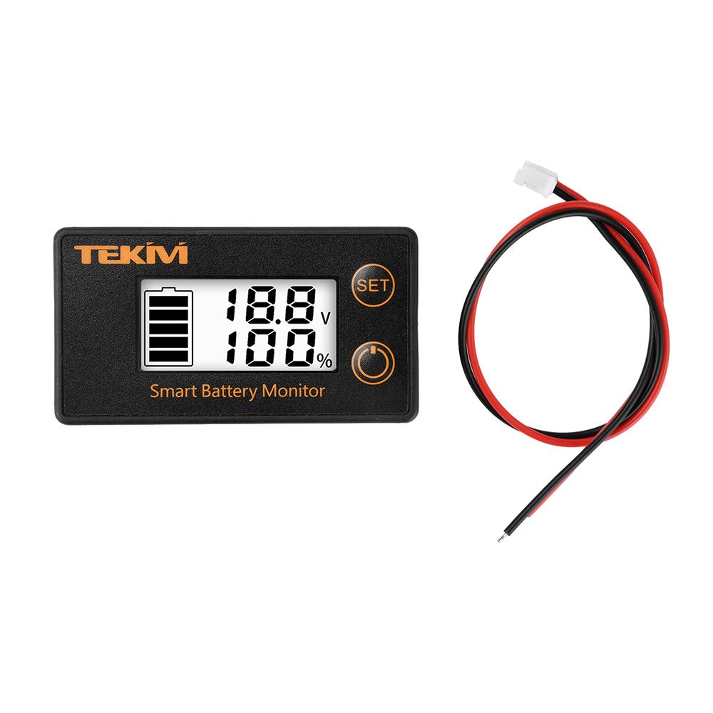 DC 8-100V Battery Capacity Indicator LCD Digital Electricity Meter Lead-acid Lithium LiFe PO4 Voltage Tester for Car Motorcycle DC 8-100V білий
DC 8-100V Battery Capacity Indicator LCD Digital Electricity Meter Lead-acid Lithium LiFe PO4 Voltage Tester for Car Motorcycle DC 8-100V білий