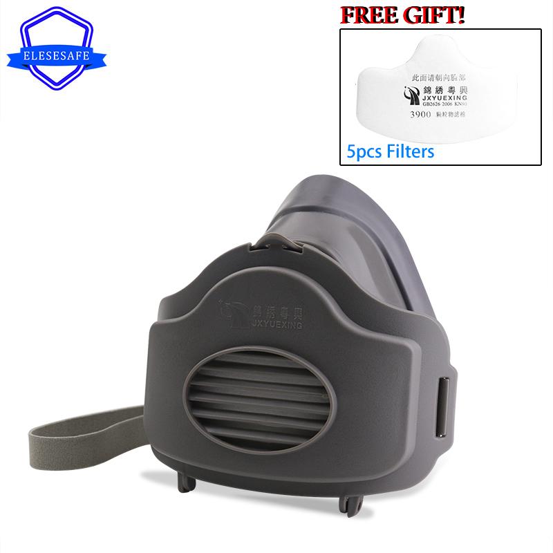 Reusable Half Face Respirator Dust Mask 5 Cotton Filters For Carpenter Polishing Daily Haze Breath Protection
Reusable Half Face Respirator Dust Mask 5 Cotton Filters For Carpenter Polishing Daily Haze Breath Protection