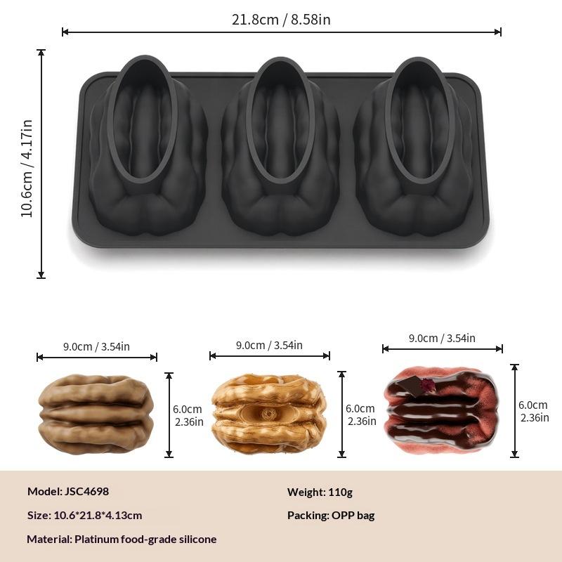 1Pcs Diy Chocolate Ice Cream Mould Large Pecan Pudding Mousse Silicone Mold Cake Decor Baking Special Grinding Tools
1Pcs Diy Chocolate Ice Cream Mould Large Pecan Pudding Mousse Silicone Mold Cake Decor Baking Special Grinding Tools