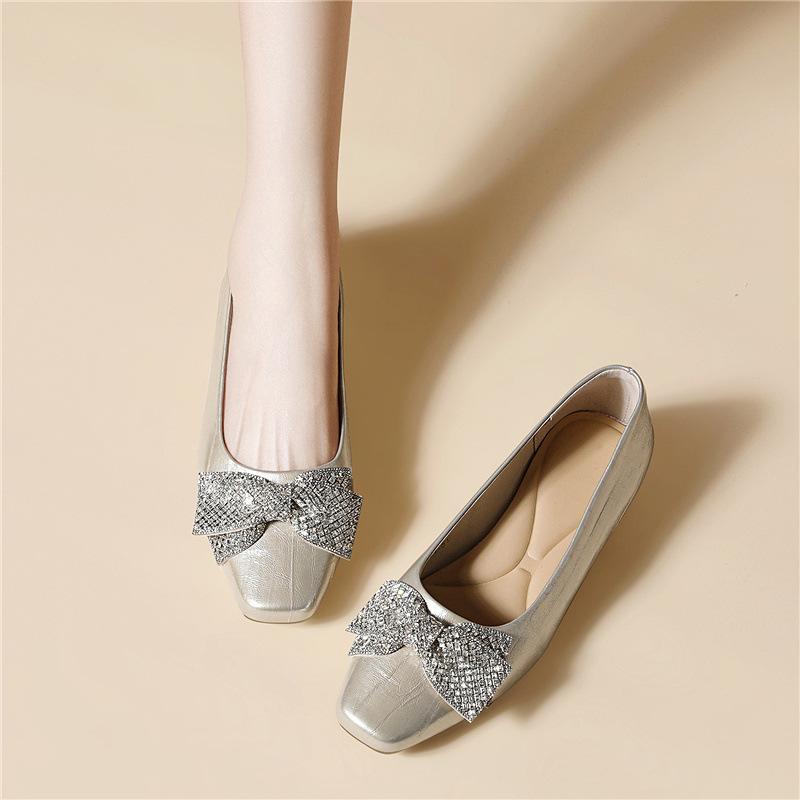 light luxury square head single shoes spring new rhinestone bow high heels high-end thick heel scoop shallow mouth women s shoes 40
light luxury square head single shoes spring new rhinestone bow high heels high-end thick heel scoop shallow mouth women s shoes 40