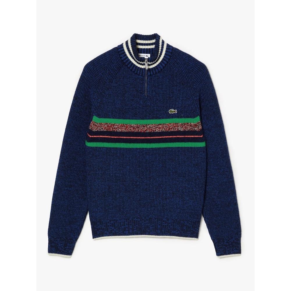 LACOSTE Men s MIF Wool Blend Bold Stripe Half Zip Up Pullover AH0817 53N NIQ Q2NAH0817 53NNIQ
LACOSTE Men s MIF Wool Blend Bold Stripe Half Zip Up Pullover AH0817 53N NIQ Q2NAH0817 53NNIQ