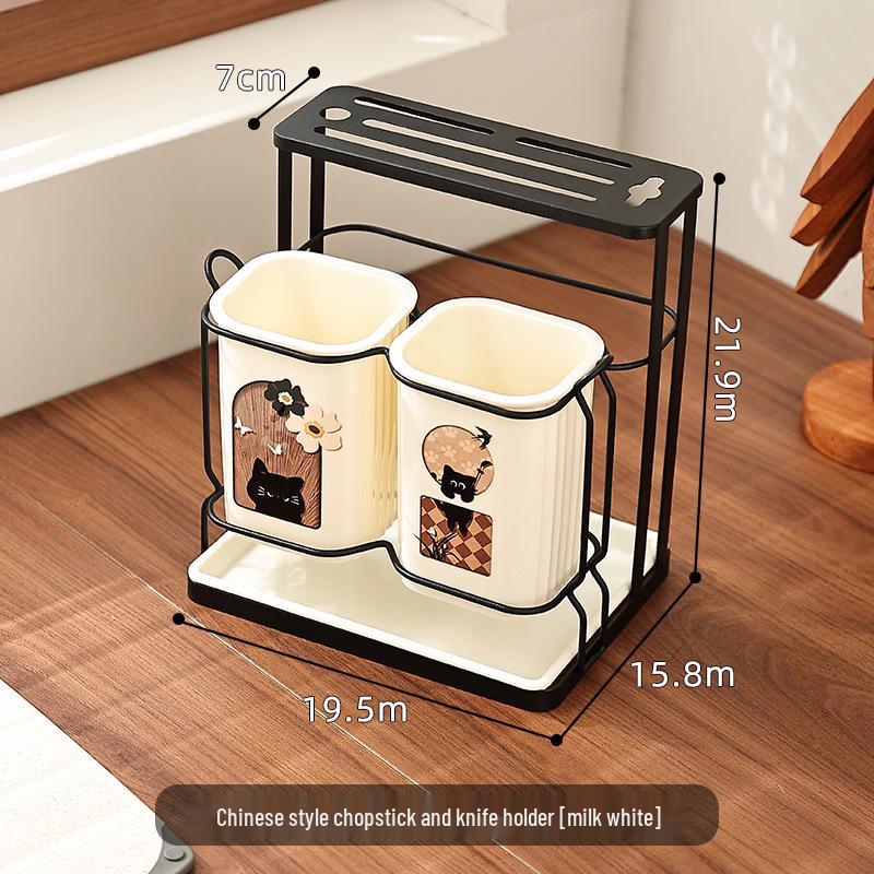 Chinese Wall-Mounted Chopstick Holder & Countertop Drain Rack
Chinese Wall-Mounted Chopstick Holder & Countertop Drain Rack