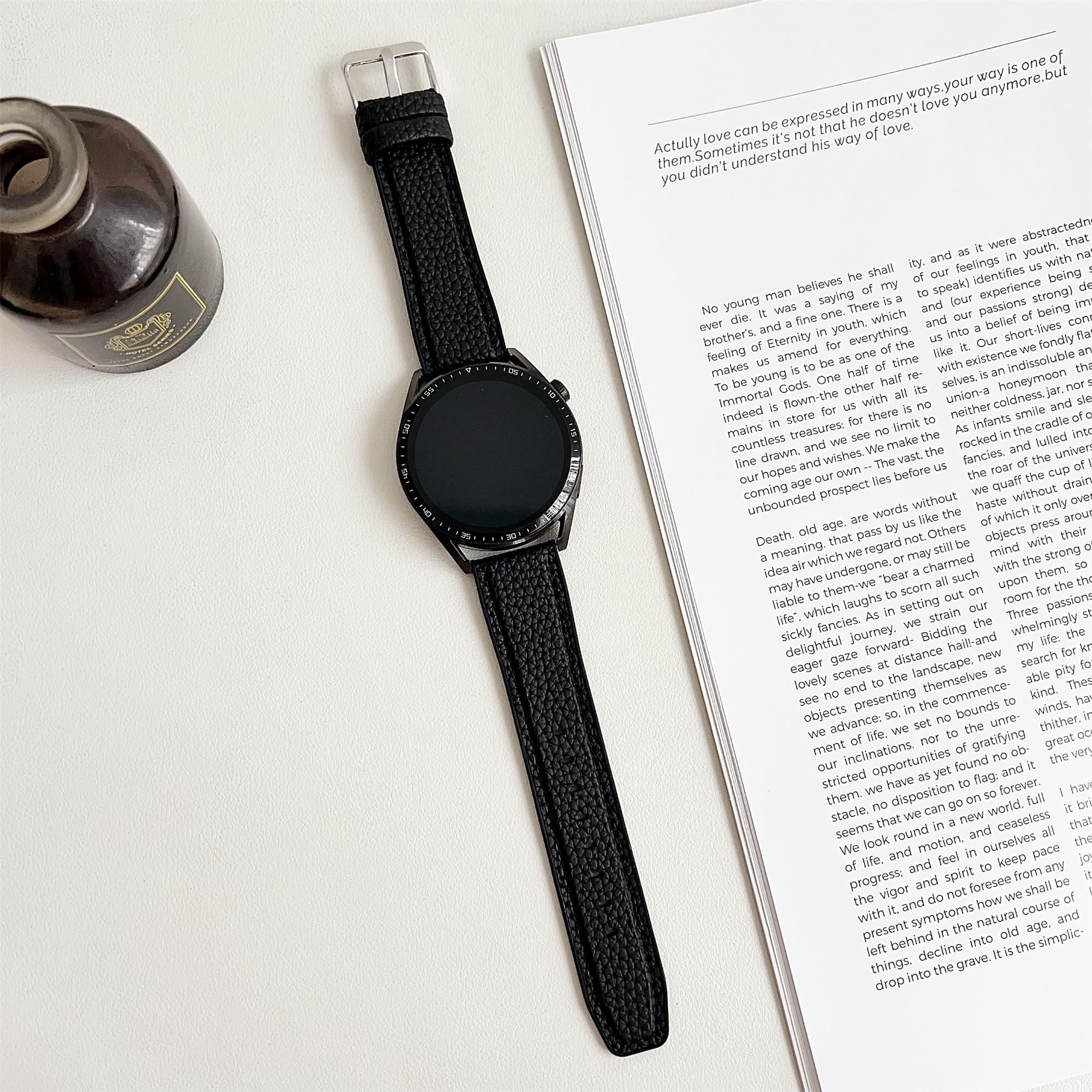 For Huawei Watch GT 5 46mm Watch Band 22mm Metal Buckle Litchi Texture Silicone Strap Grey
For Huawei Watch GT 5 46mm Watch Band 22mm Metal Buckle Litchi Texture Silicone Strap Grey