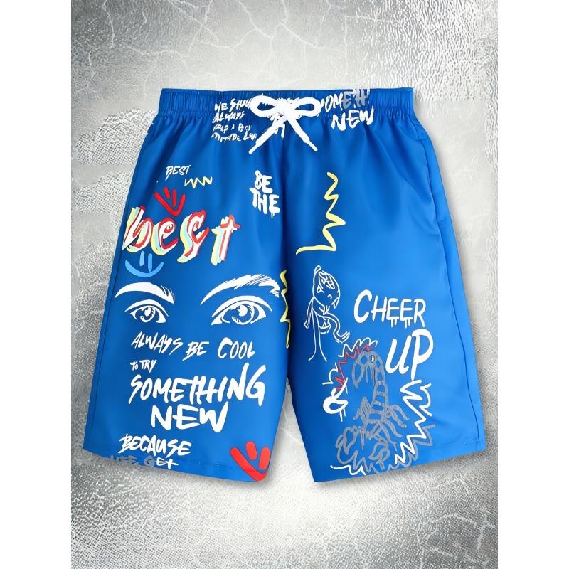 Men s letter print beach shorts S
Men s letter print beach shorts S