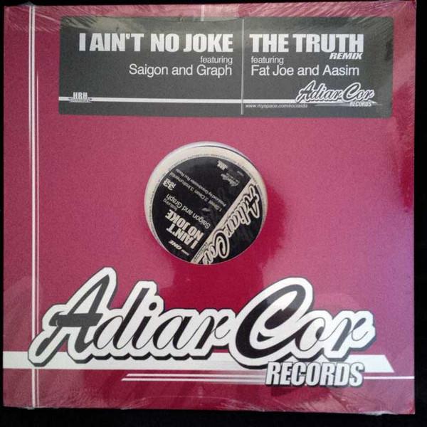 12inch Record ROC RAIDA - I Ain t No Joke / The Truth Remix AC736 AdiarCor Record 2006 US Rap & Hip-Hop/R&B Used
12inch Record ROC RAIDA - I Ain t No Joke / The Truth Remix AC736 AdiarCor Record 2006 US Rap & Hip-Hop/R&B Used