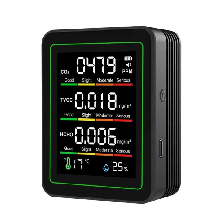Air Quality Monitor CO2 HCHO Temperature Humidity Detection Easy carry Design Air Tester Device for Indoor Use 1
Air Quality Monitor CO2 HCHO Temperature Humidity Detection Easy carry Design Air Tester Device for Indoor Use 1
