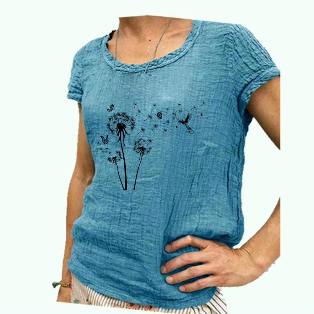 Женская модная блузка с коротким рукавом, весна-лето, повседневная хлопковая льняная футболка, круглый воротник, топ с принтом XXXXL озеро синий
Женская модная блузка с коротким рукавом, весна-лето, повседневная хлопковая льняная футболка, круглый воротник, топ с принтом XXXXL озеро синий