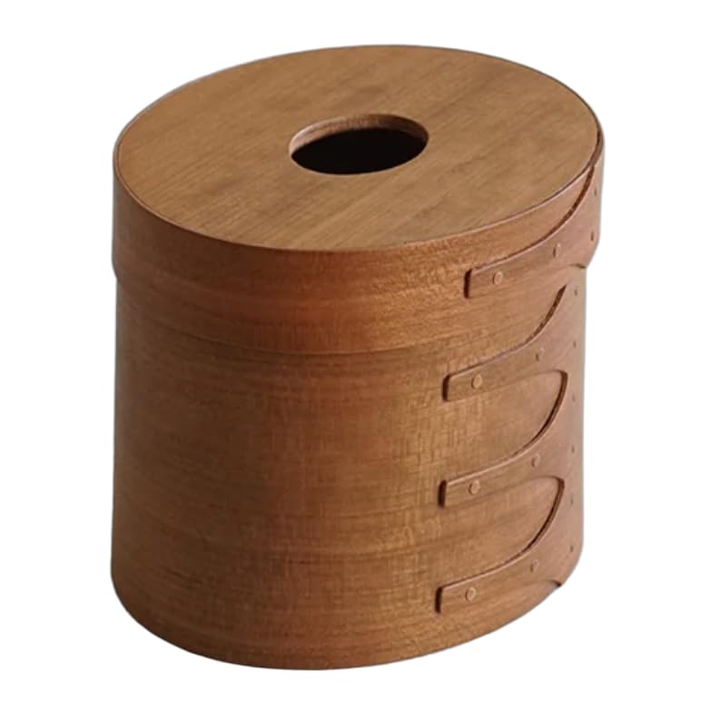 AXCIS Shaker Tissue Box, Simple Wooden Handcrafted Tissue Case (Natural)
AXCIS Shaker Tissue Box, Simple Wooden Handcrafted Tissue Case (Natural)
