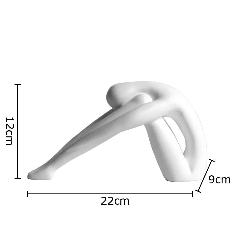 White Hugging Knees Character Sculpture Abstract Artwork Desk Decoration Modern Crafts Figures Statue Room Aesthetic Decor білий
White Hugging Knees Character Sculpture Abstract Artwork Desk Decoration Modern Crafts Figures Statue Room Aesthetic Decor білий