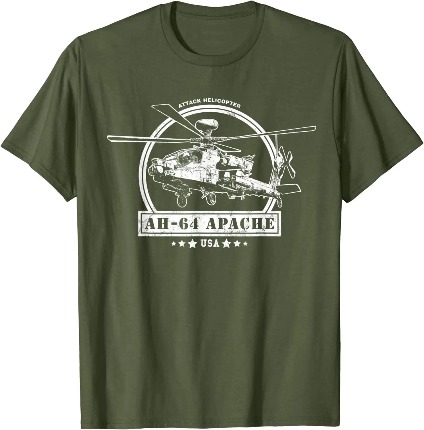 American AH-64 Apache Attack Helicopter T Shirt. New 100% Cotton Short Sleeve O-Neck T-shirt Casual Mens Top 4XL
American AH-64 Apache Attack Helicopter T Shirt. New 100% Cotton Short Sleeve O-Neck T-shirt Casual Mens Top 4XL